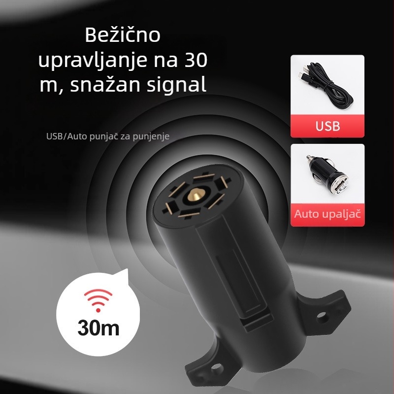 LED stražnje svjetlo za prikolicu, 12-24V, LED izvor, bežični komplet u američkom stilu