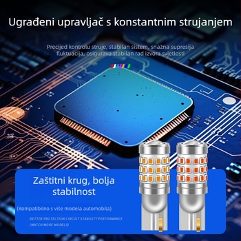 T10 LED pokazivač širine automobila, 12-24V, 3W, 660 lm, 6500K, LED kuglice 2016