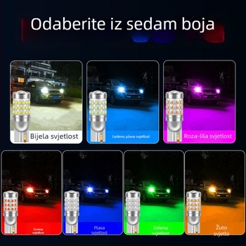 T10 LED pokazivač širine automobila, 12-24V, 3W, 660 lm, 6500K, LED kuglice 2016