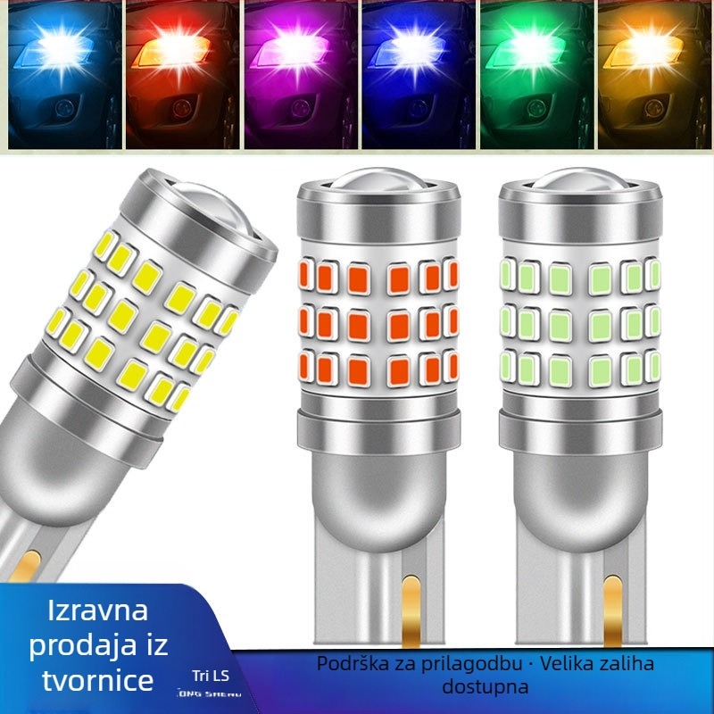 T10 LED pokazivač širine automobila, 12-24V, 3W, 660 lm, 6500K, LED kuglice 2016