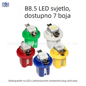 Lampa za instrument ploču automobila B8.5 1SMD, 12V, LED 5050, 6000K