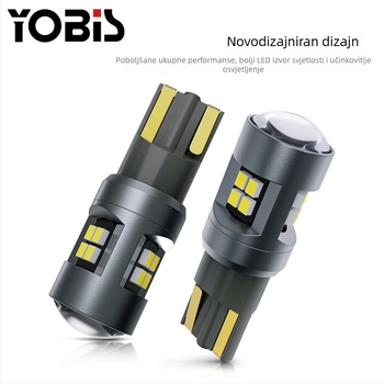 Youbisi T10 2016, LED svjetlo za vrata i svjetlo licence pločice sa lećom, 12-80V, univerzalno