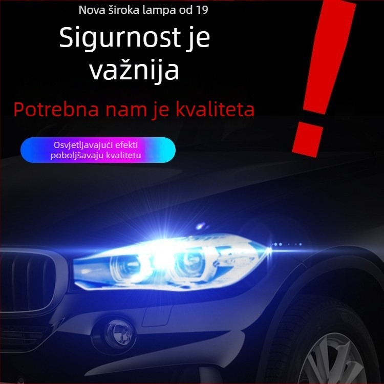 T10 LED svjetlo za automobil – široki pokazivač, 12V, 5W, LED 3030, vijek trajanja 300000 h