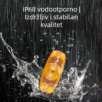 Kamionska bočna LED svjetiljka 12-24V, 5000 lm, Indikacija širine vozila
