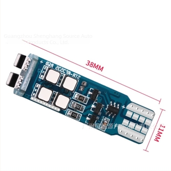 T10 RGB LED svjetlo za automobil s RF daljinskim upravljanjem, 360° kontrola, 12V, 1.32W, 3528