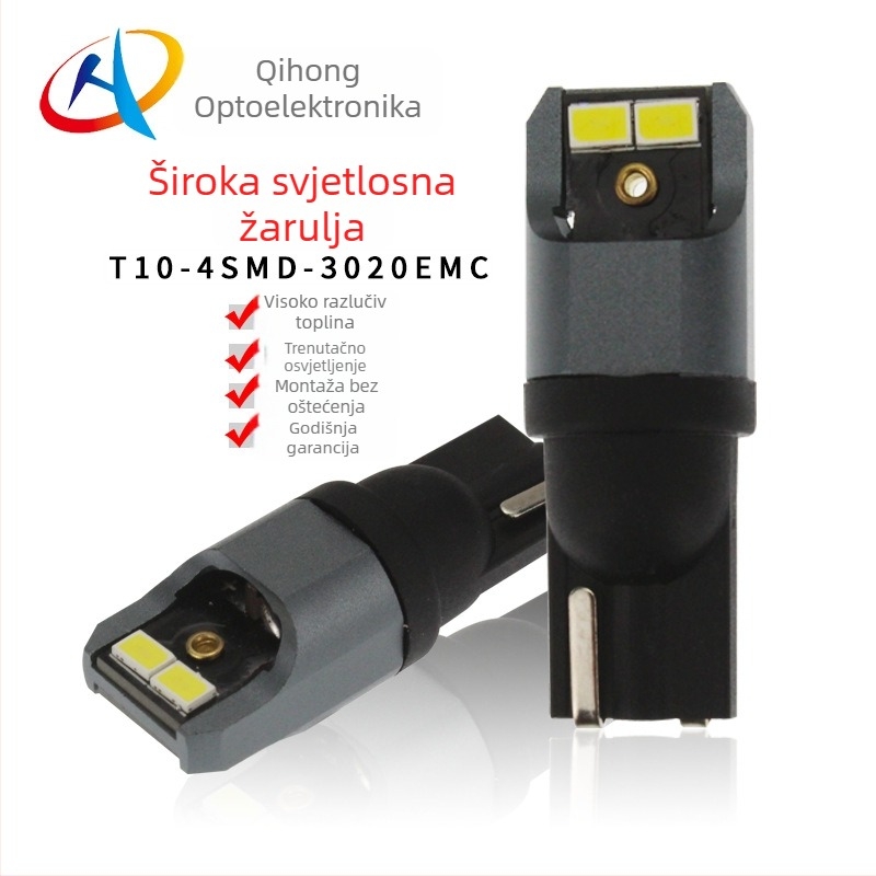 T10 LED auto svjetlo — širina i čitačka svjetiljka, LED 3020EMC, 10-30V, 2W, 230 lm
