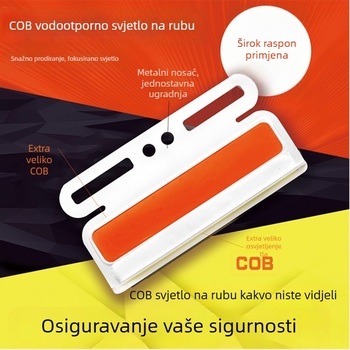 Xingshenglei 24V LED bočna svjetla kamiona, vodootporan COB aluminij, IP68, 6W, indikator širine, pokazivač smjera, upozoravajuće svjetlo
