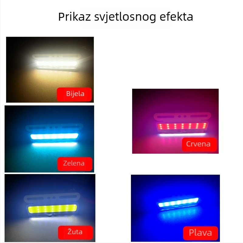 Xingshenglei 24V LED bočna svjetla kamiona, vodootporan COB aluminij, IP68, 6W, indikator širine, pokazivač smjera, upozoravajuće svjetlo