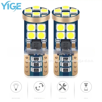 T10 3030 12SMD LED širina i svjetlo za čitanje s CANBUS beškorak dekodiranje, 12–24V, 5W, 50.000 sati