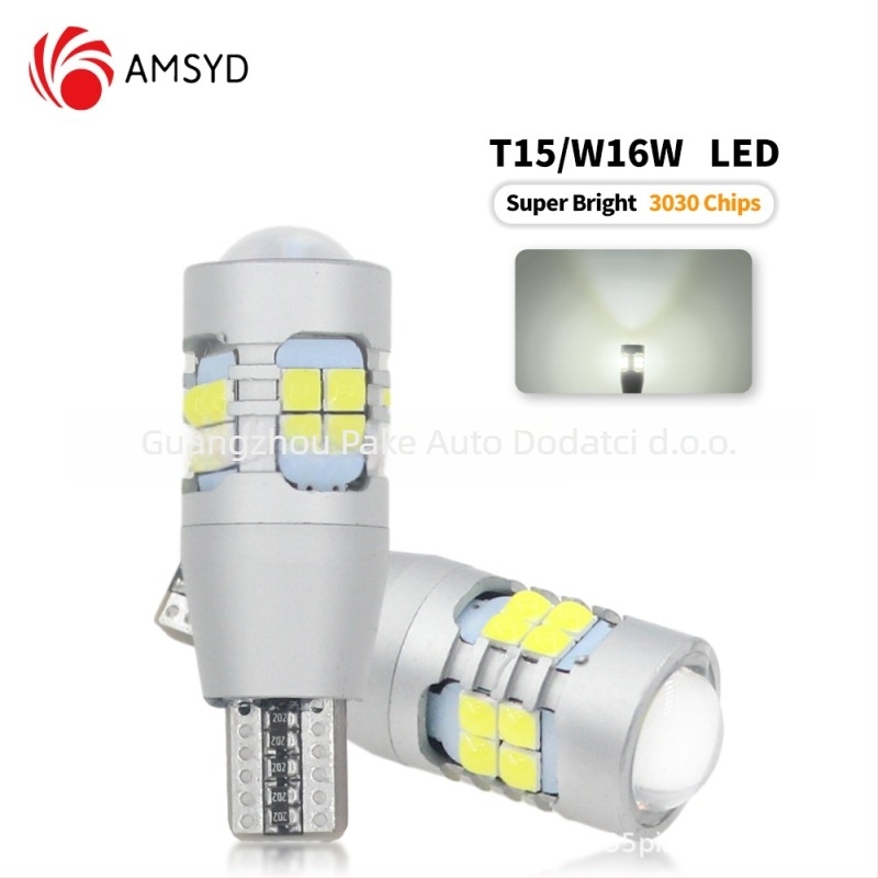 Automobilska LED žarulja T15-3030-18SMD, 12V, 3.07W, 50 000 h, 3030 LED za pokazivač smjera i kutno svjetlo