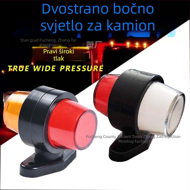 Dvosmjerno LED svjetlo za kamion s dvostrukim ramenom, LED s širokim naponom, bočno svjetlo, pokazivač širine, stražnje svjetlo i svjetlo u struku