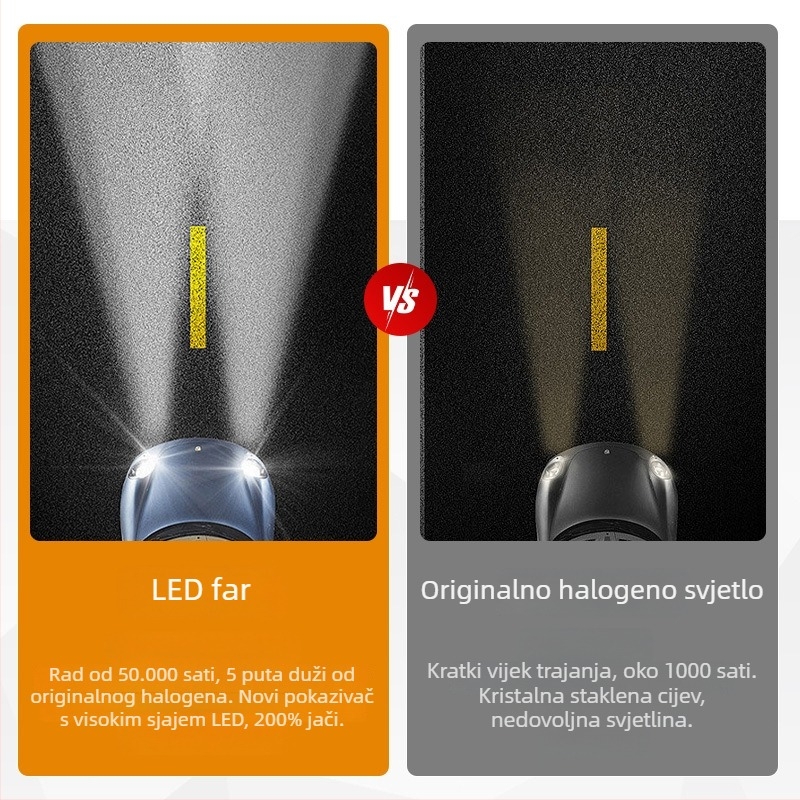 Auto LED svjetlo 1156/1157 za kočnice, pokazivanje i svjetla za vožnju unazad, modul M1 15SMD-3030 LED, 9-30V DC, 5W, 550 lm, aluminij 6063