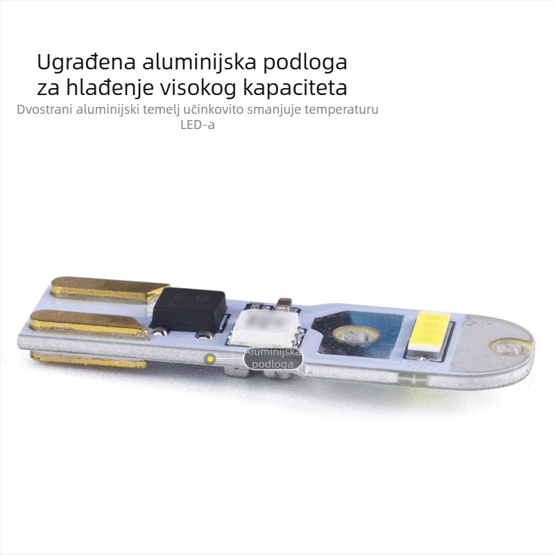 Unutarnja LED lampica za čitanje u automobilu, T10-2-1860, visoka svjetlina, dugi vijek, 12-24 VDC, 4 W, 450 lm, 6000–6500 K, IP55