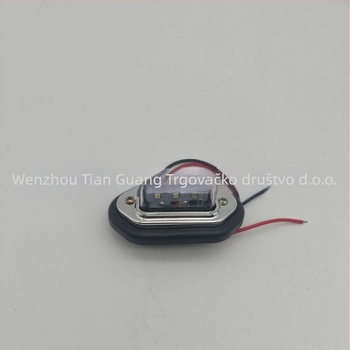 LED svjetlo za registarsku pločicu, ABS kućište, 10–24V, model Dy-103, za kamione, teške kamione i autobuse