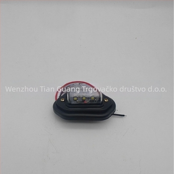 LED svjetlo za registarsku pločicu, ABS kućište, 10–24V, model Dy-103, za kamione, teške kamione i autobuse