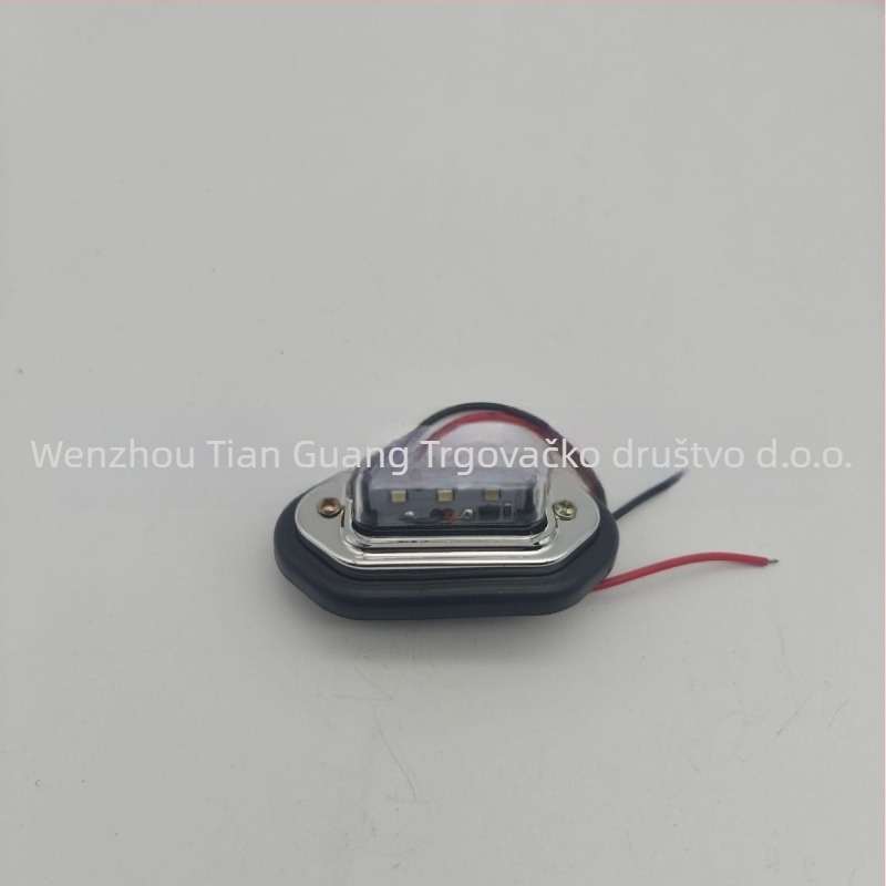 LED svjetlo za registarsku pločicu, ABS kućište, 10–24V, model Dy-103, za kamione, teške kamione i autobuse