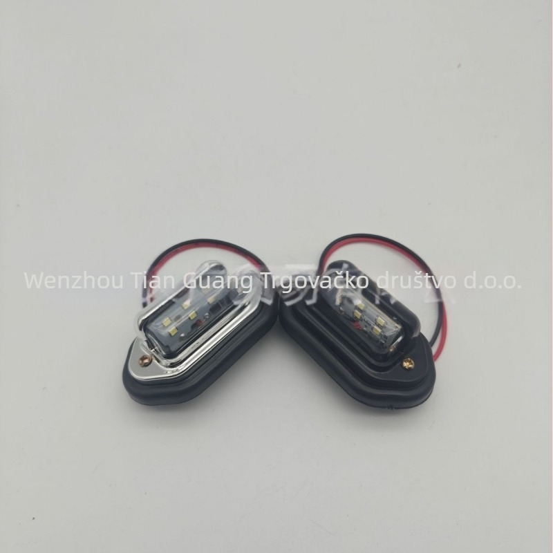 LED svjetlo za registarsku pločicu, ABS kućište, 10–24V, model Dy-103, za kamione, teške kamione i autobuse