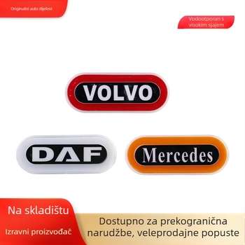 Kamionske bočne LED svjetla, zamjenjivo logo, prilagođeni natpisi (stabilni ili treptajući), 12–24V, kompatibilno s kamionima, prikolicama i poluprikolima