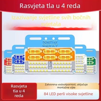 24V LED svjetla za kamione — donja i bočna svjetla za poluprikolice, svjetla za gume, svjetla za vožnju unatrag i svjetla za širinu