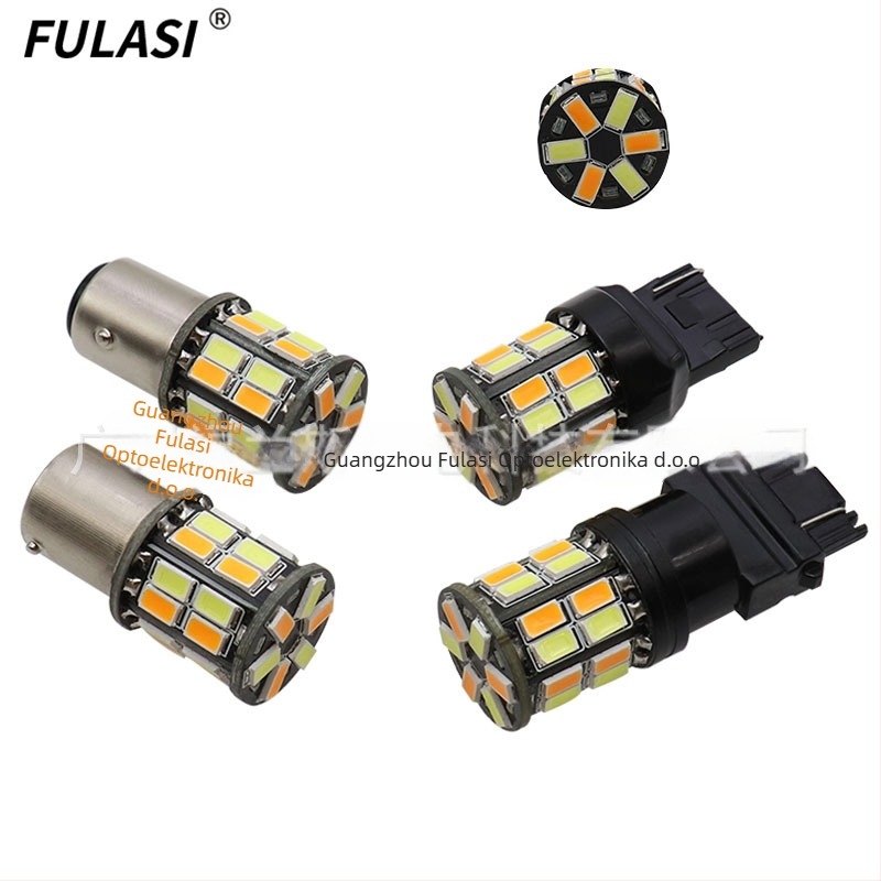 Automobilska LED 5630 dvobojna lampica za upravljanje i dnevna svjetla, 12V, 3W+3W, univerzalna kompatibilnost