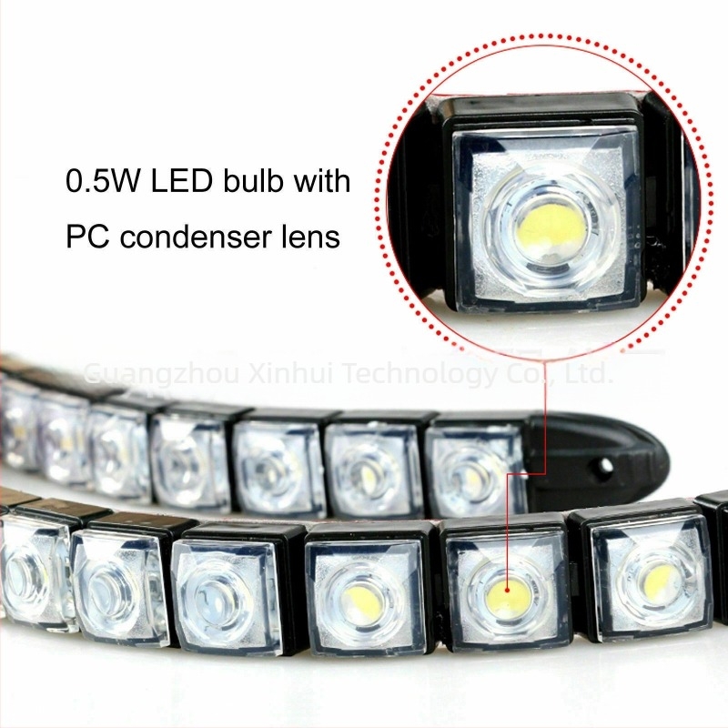 Fleksibilno dnevno LED svjetlo s 9 LED-ova, u obliku zmije, stil Eagle Eye za automobil