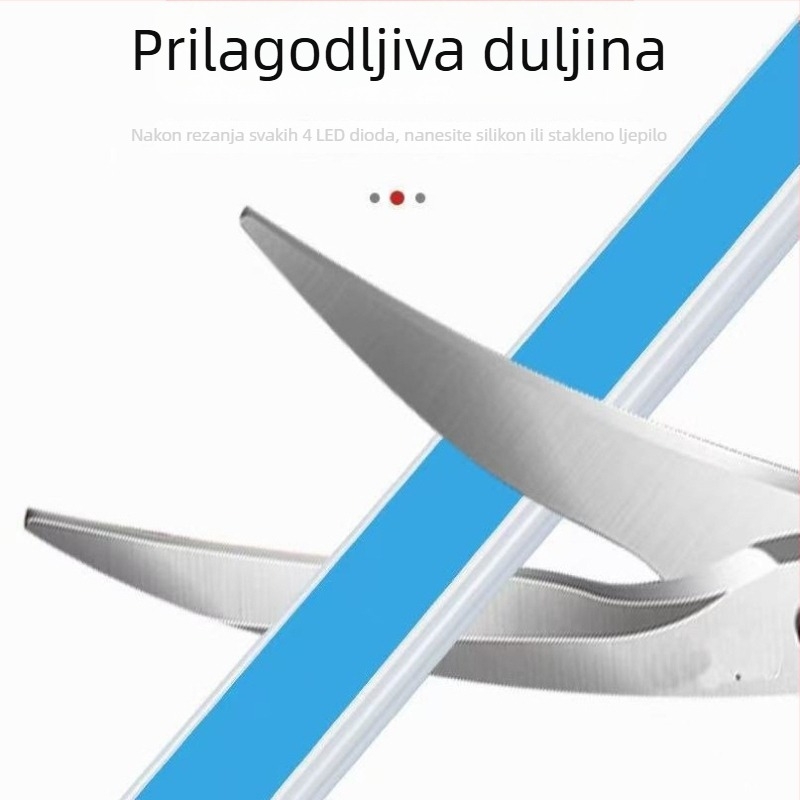 LED dnevna svjetla za automobil, ultra-tanka, silikonski vodljivi svjetlosni trak, dvobojni tekući svjetlo, duljine 30 cm / 45 cm / 60 cm