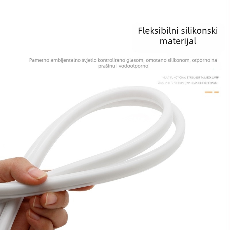 Automobilska LED prednja svjetla s dnevnim svjetlom, šareni voditelj svjetla, dvobojni efekt tekućeg svjetla, s pokazivačem smjera