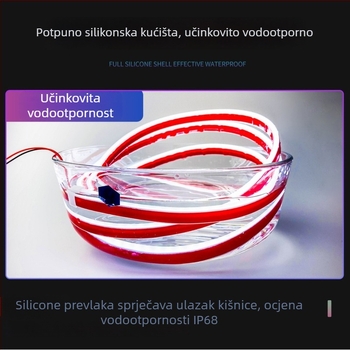 Dinamična LED traka dnevne svjetlosti za haubu i rešetku automobila