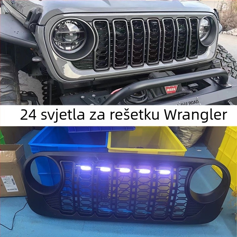 LED žuta svjetla rešetke za 24 Wrangler JL/JK – dnevna svjetla