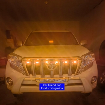 LED svjetlo za maglu za univerzalnu rešetku automobila – ABS+LED, 12V, 1W, 480 lm