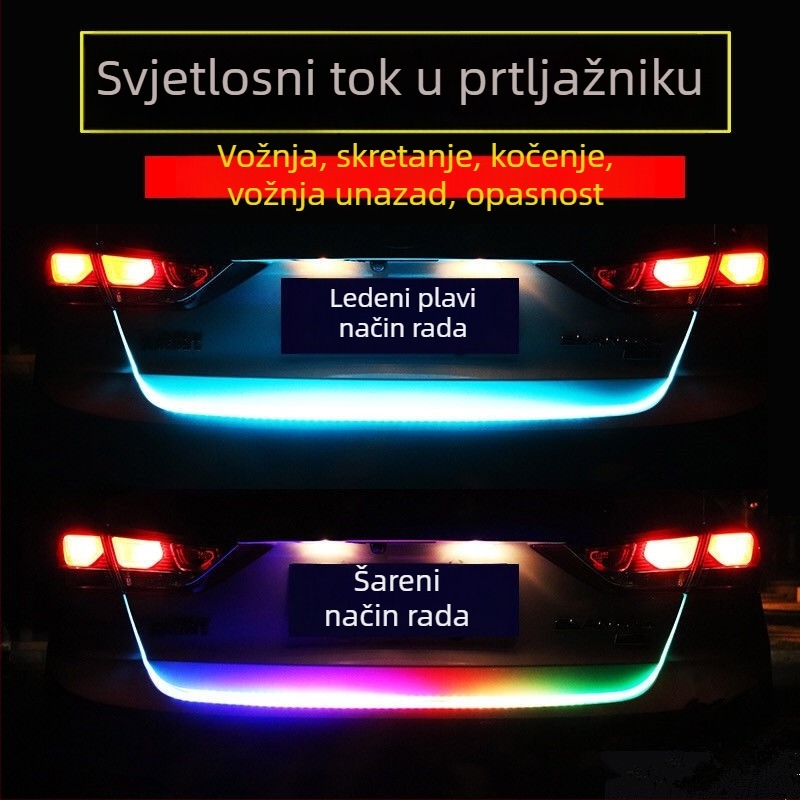 Svjetlo stražnjeg prtljažnika automobila – dekorativna traka i signalizacija skretanja, dekoracija prtljažnika, motiv Godine Konja