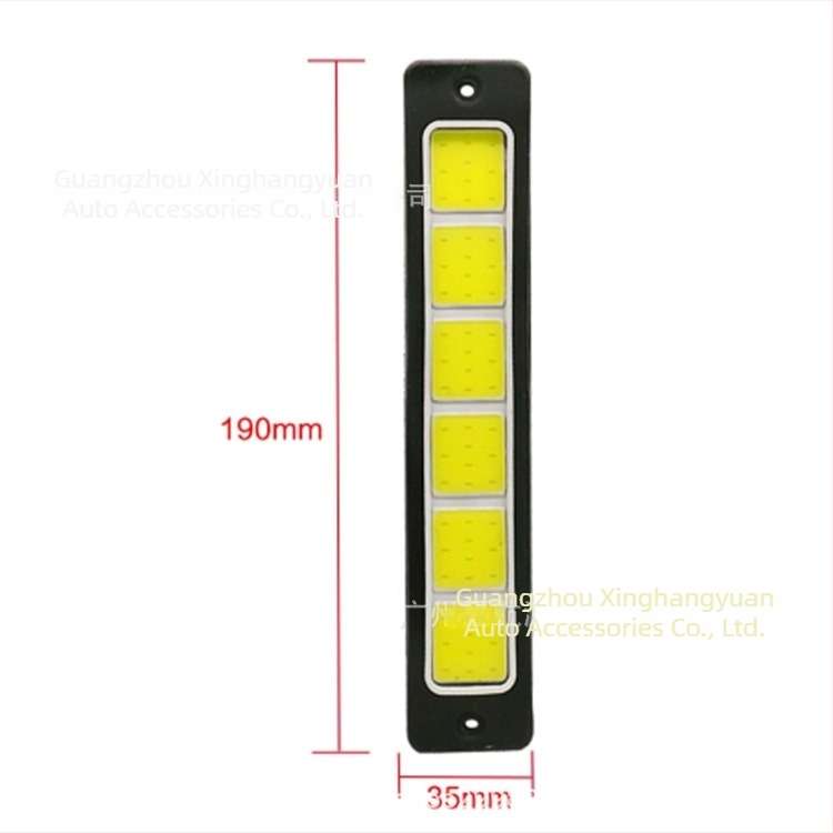 Automobilska COB LED dnevna svjetla traka, silikonska mekana traka, ultra sjajno LED dnevno svjetlo