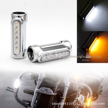 LED svjetlo za Harley motocikl – LED lampa za zaštitni štit, aluminijski nosač, 12W, 9-30V, 6000K, vodootporno