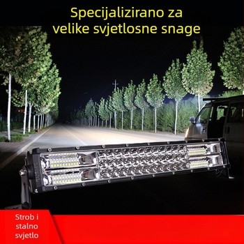 Strip spot svjetla za vozila, vodootporne LED, 12–60V, aluminijsko kućište, 5 godina vijeka trajanja