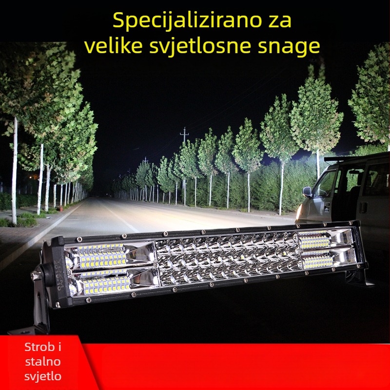 Strip spot svjetla za vozila, vodootporne LED, 12–60V, aluminijsko kućište, 5 godina vijeka trajanja