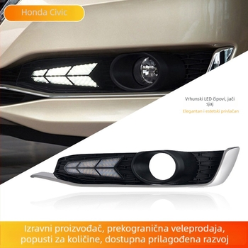 LED dnevna svjetla za Honda Lingpai 16-17, 12V, 3800 lm, ABS kućište, akrilna leća