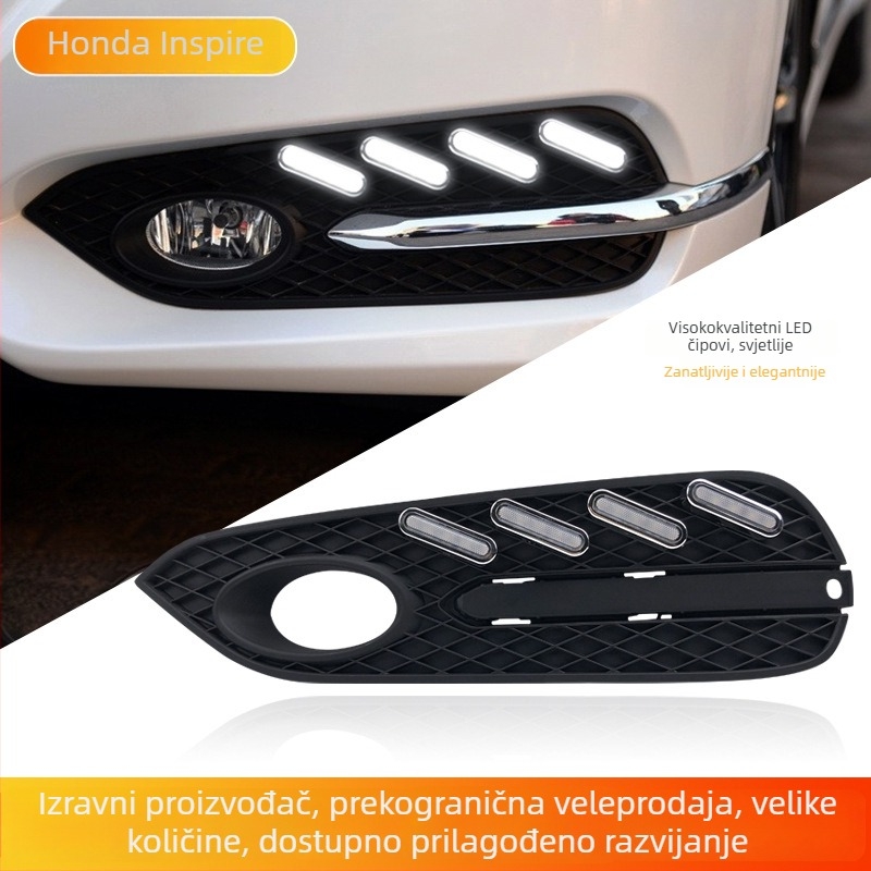 COB LED dnevna svjetla za Honda Spirior 2015–2017, 12V, IP67, 90 lm/W, 1W po lampi