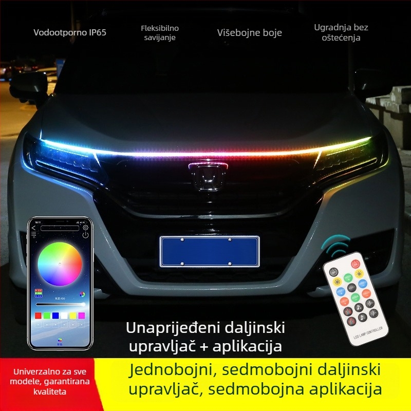LED dnevna svjetla za automobil, kućište od PVC-a, 12V, 10W, IP65
