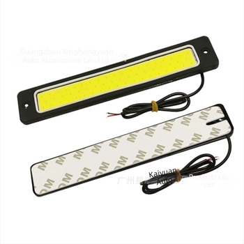 Automobilske LED COB savitljive dnevne svjetiljke, mekano silikonsko kućište, ultratanki vodootporni svjetlosni pojas