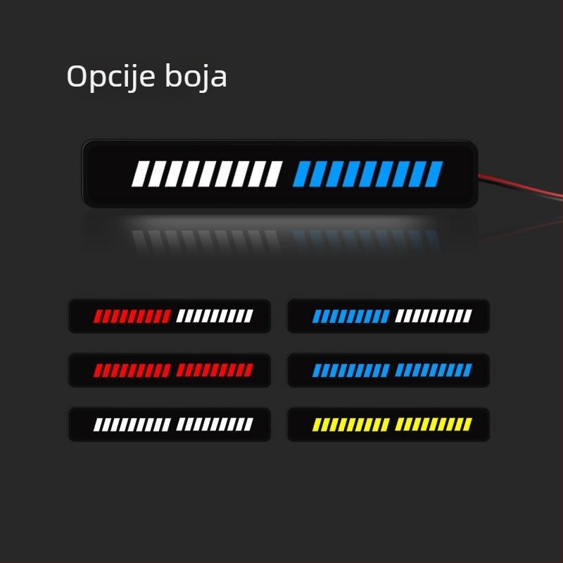 LED svjetleći emblem srednje rešetke automobila — 12V, 0.2A, 1W