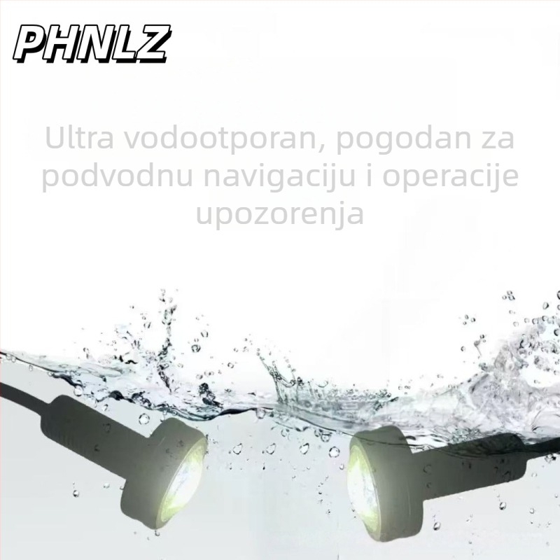 COB 23 mm vodootporne dnevne LED lampe za automobile i pomorske svrhe, visoko svijetle LED lampe, Eagle Eye svjetla i signalizacije smjera