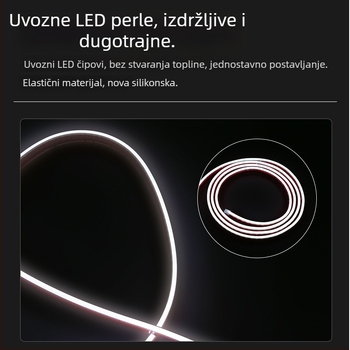 LED svjetla za poklop automobila od silikona – dnevna svjetla, dekorativno svjetlo rešetke