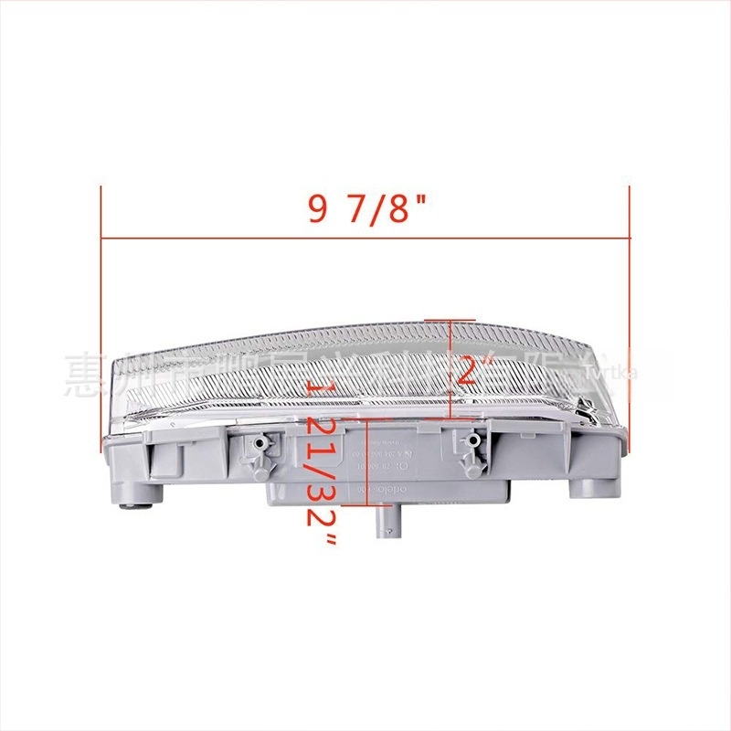 Mercedes-Benz DRL prednja maska – bar svjetla za dnevno svjetlo – ABS, kompatibilno s W204/W212/C250/C280/C350/E350, modeli A2049068900/A2049069000, vijek trajanja 100000 h