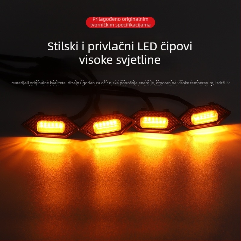 Honda CR-V LED žuto dnevno svjetlo za prednju rešetku – modifikacija, posebno za vozilo, instalacija bez oštećenja