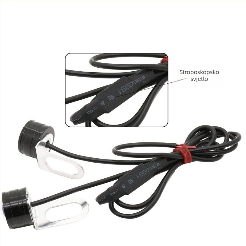 Svjetlo retrovizora motocikla Eagle Eye LED, dnevno DRL, 3SMD 5730, strob svjetlo za retrovizor