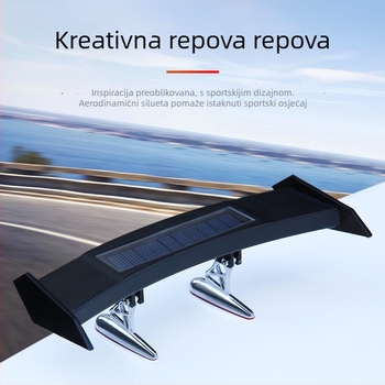 Solarna mini stražnja svjetla za automobil – univerzalna prilagodba, upozoravajuće treperenje protiv sudara, model Solar mini tail light, branda Samurai Car