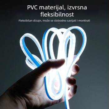 LED traka za poklop motora od silikona, sekvencijsko dnevno svjetlo i ambijentalno šareno osvjetljenje
