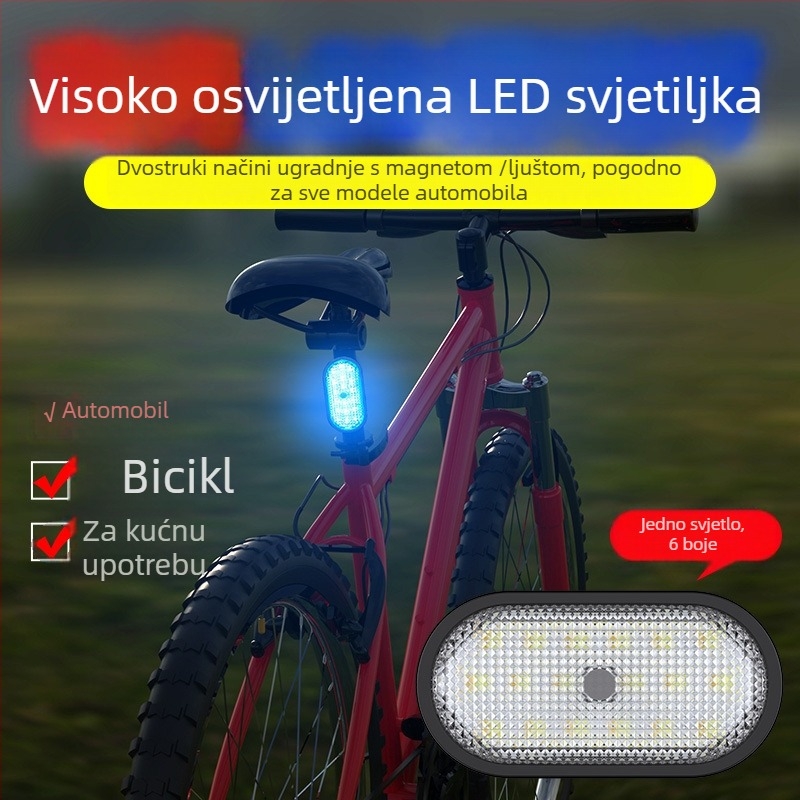 LED svjetlo za čitanje s magnetskim držačem za vozila - 5V, 200mA, Snaga 25, Model Y-039, Univerzalna kompatibilnost