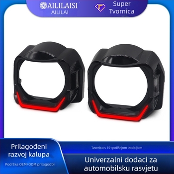 Dnevna svjetla za motocikl s integriranim dekorativnim poklopcem (LED, 5W, Plastika, vijek trajanja 50.000 sati)