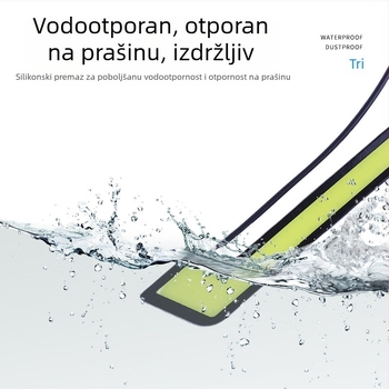 Automobilska LED dnevna svjetla, oblik L, COB, vodootporna, univerzalno dekorativno svjetlo za maglu